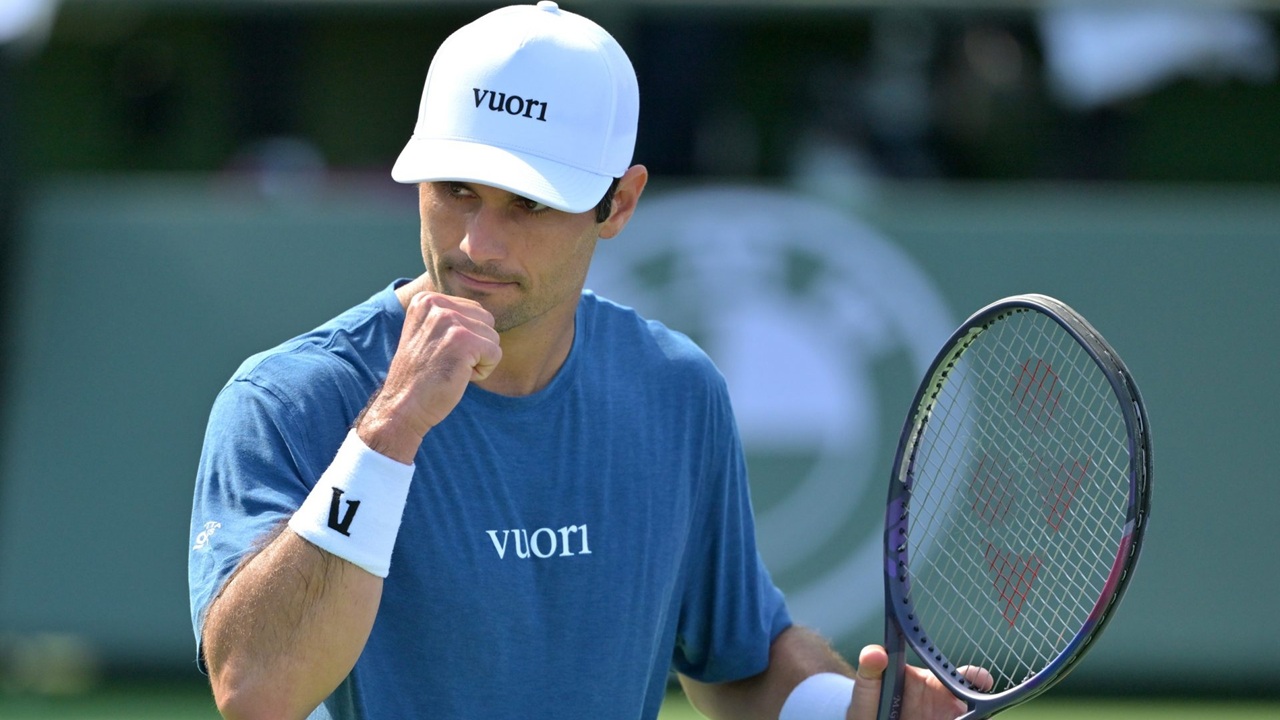 Berkat Kehadiran Andre Agassi, Marcos Giron Termotivasi Di Indian Wells