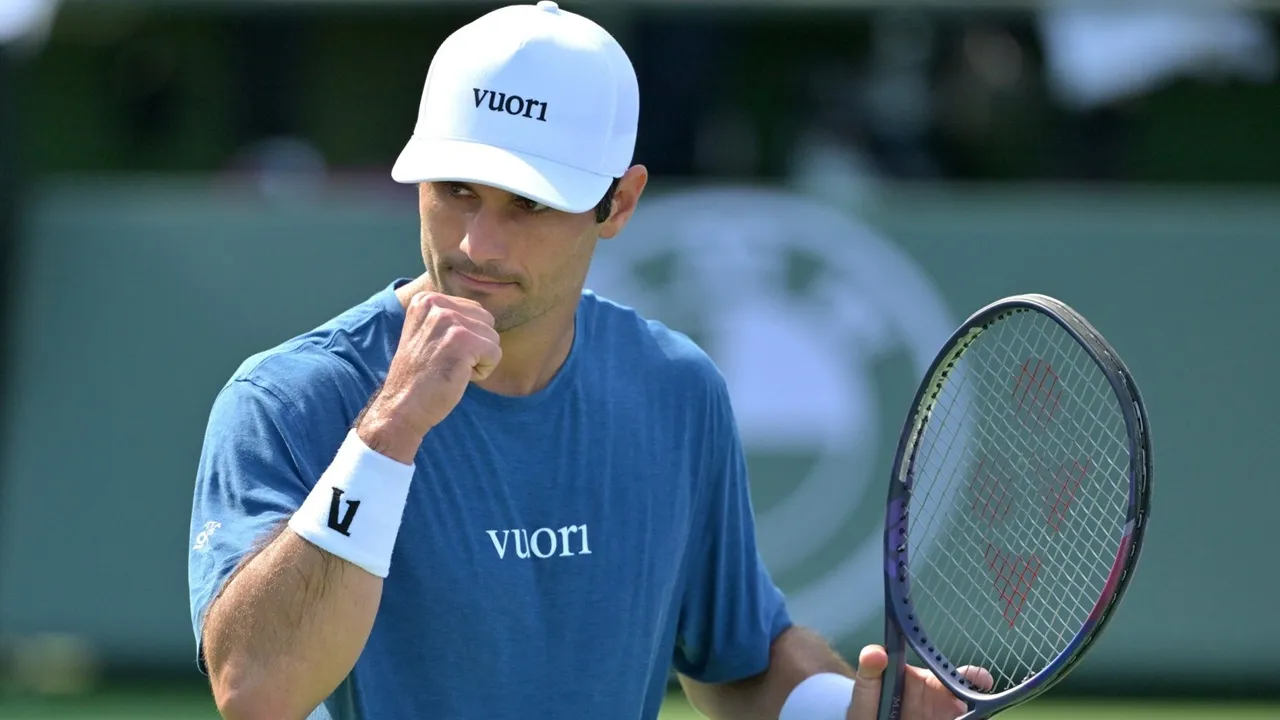 Berkat Kehadiran Andre Agassi, Marcos Giron Termotivasi Di Indian Wells