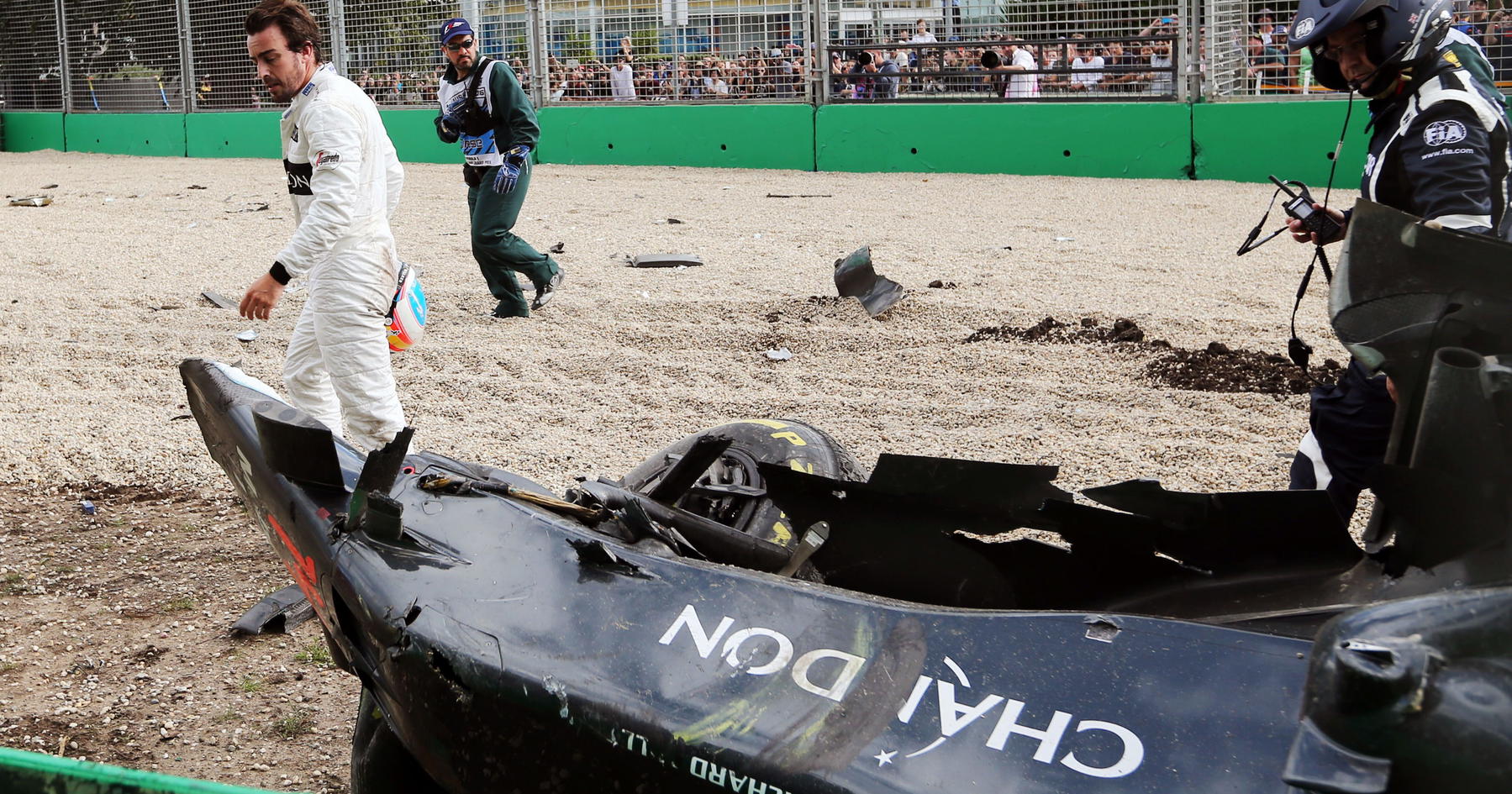 Fernando Alonso Alami Kecelakaan Mengerikan di GP Australia