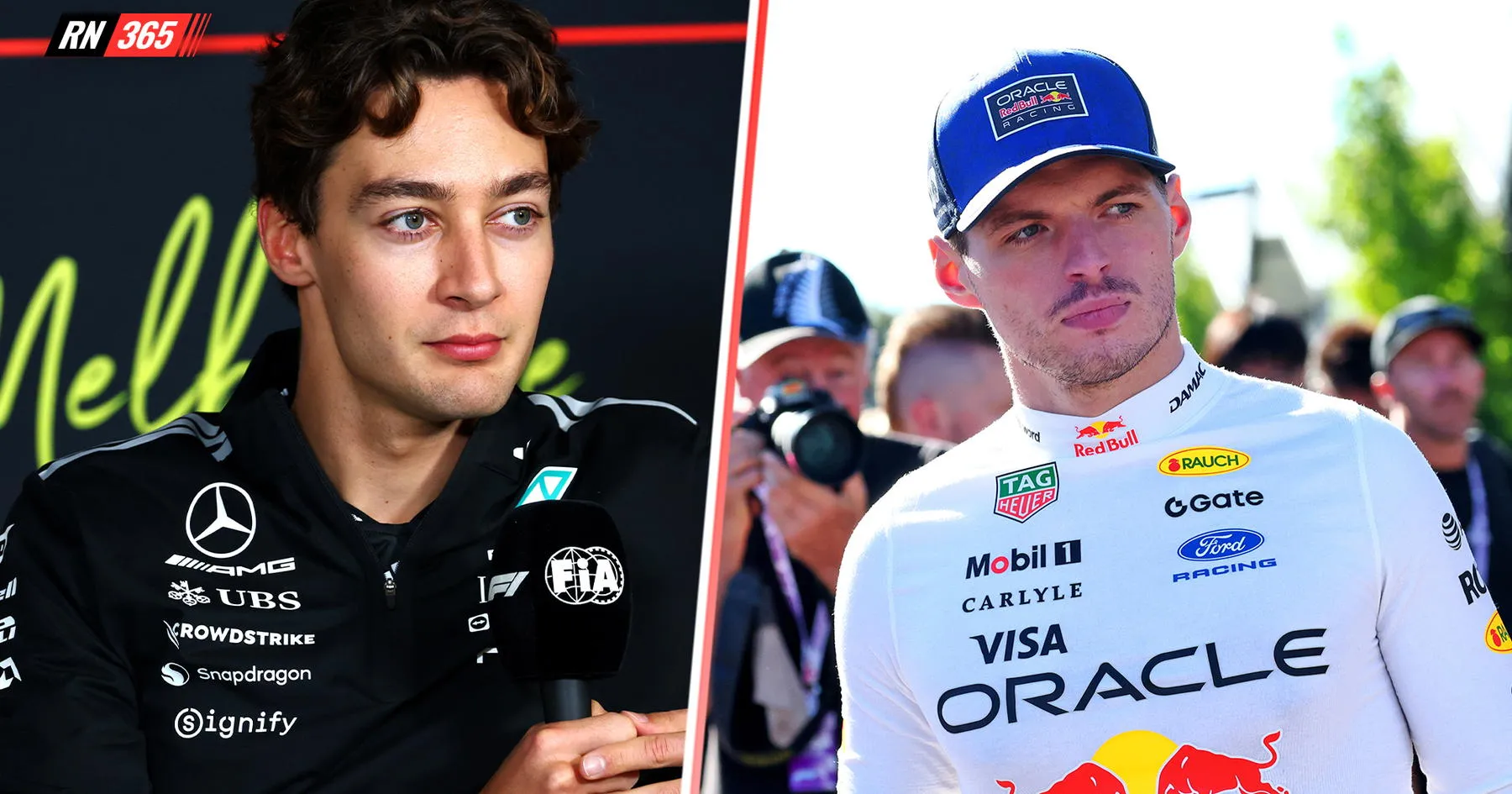 George Russell Pertanyakan Performa Mencurigakan Red Bull - sumber: (racingnews365)