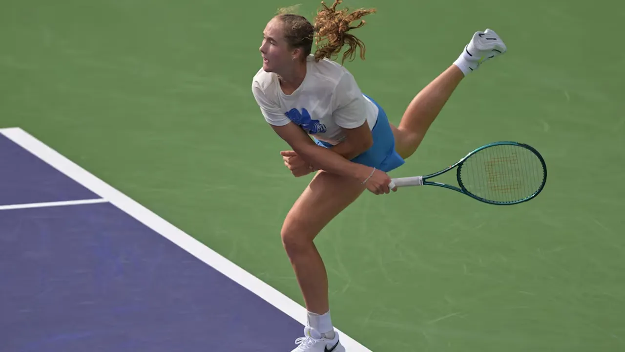 Mirra Andreeva Redakan Tekanan Sebagai Juara Bertahan Di Indian Wells