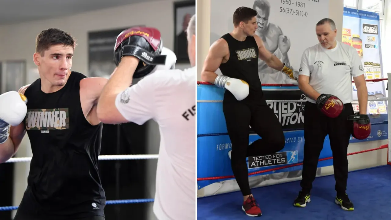 Rico Verhoeven memiliki hubungan panjang dengan keluarga Fury dan kerap mengikuti sesi latihan Tyson Fury. (Foto: Fight TV)