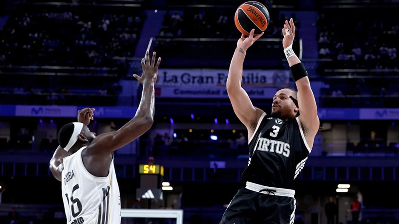 Carsen Edwards Cetak Rekor saat Virtus Bologna Dikalahkan Real Madrid