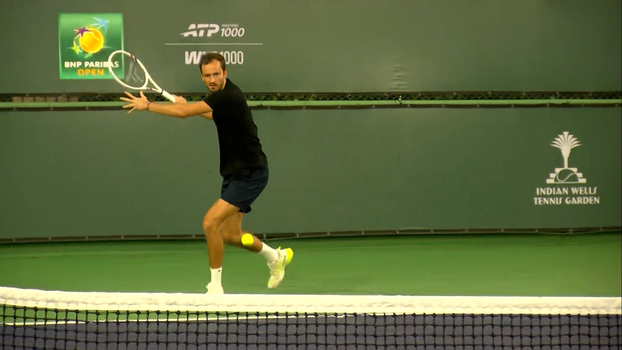 Daniil Medvedev Dan Andrey Rublev Akhirnya Terlihat Di Indian Wells