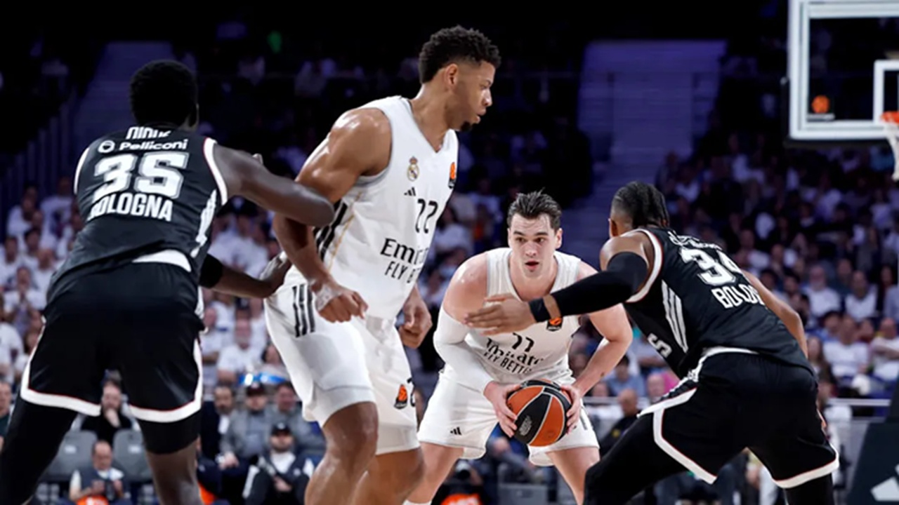 Real Madrid Basketball Atasi Perlawanan Virtus Bologna
