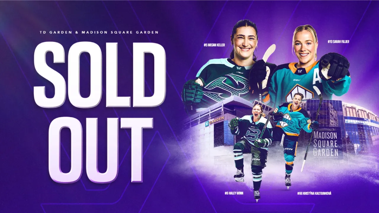 Tiket Pertandingan PWHL Sirens vs Torrent di MSG Dipastikan Terjual Habis