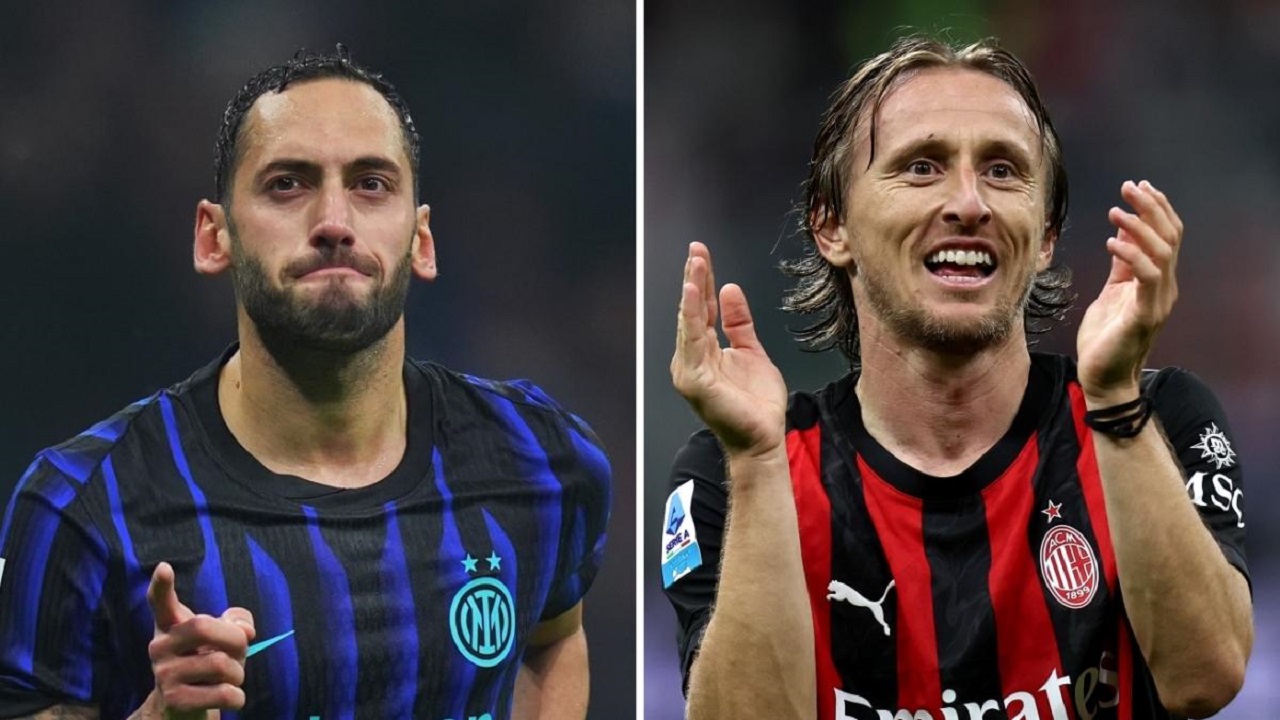 Derby della Madonnina Jadi Pertarungan Luka Modric vs Hakan Calhanoglu