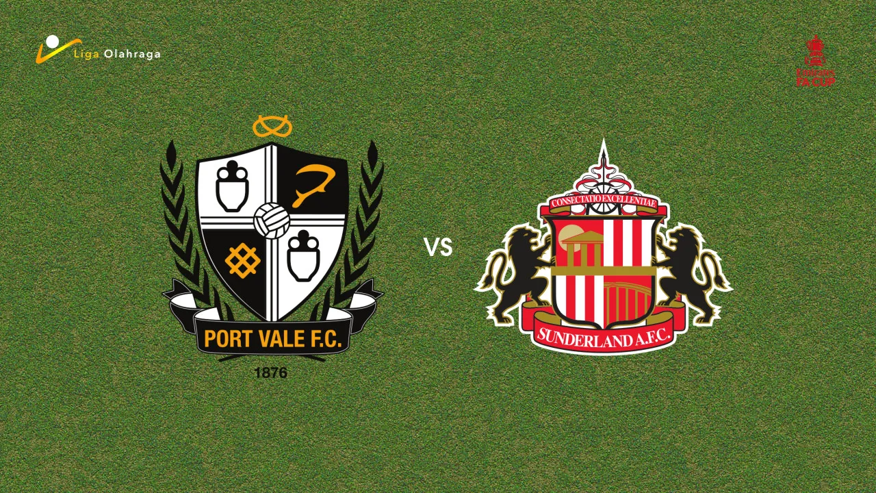 Prediksi Port Vale vs Sunderland, 08 Maret 2026 FA Cup