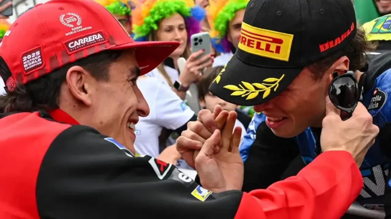 Marc Marquez dan Diogo Moreira