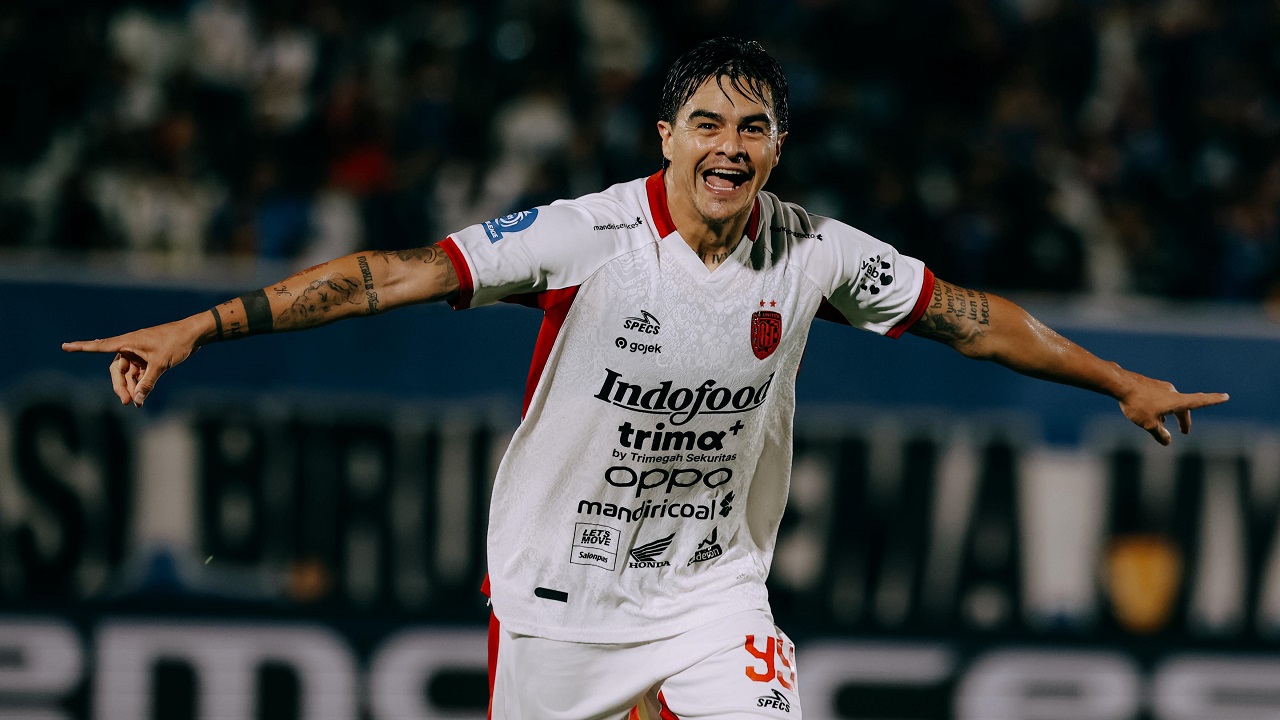 Diego Campos Cetak Gol Debut, Bangga Bantu Bali United Menang Pertama