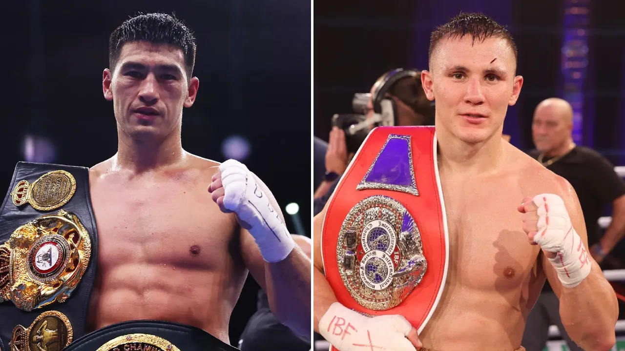 Dmitry Bivol (kiri) dan Michael Eifert. (Foto: Fight TV)