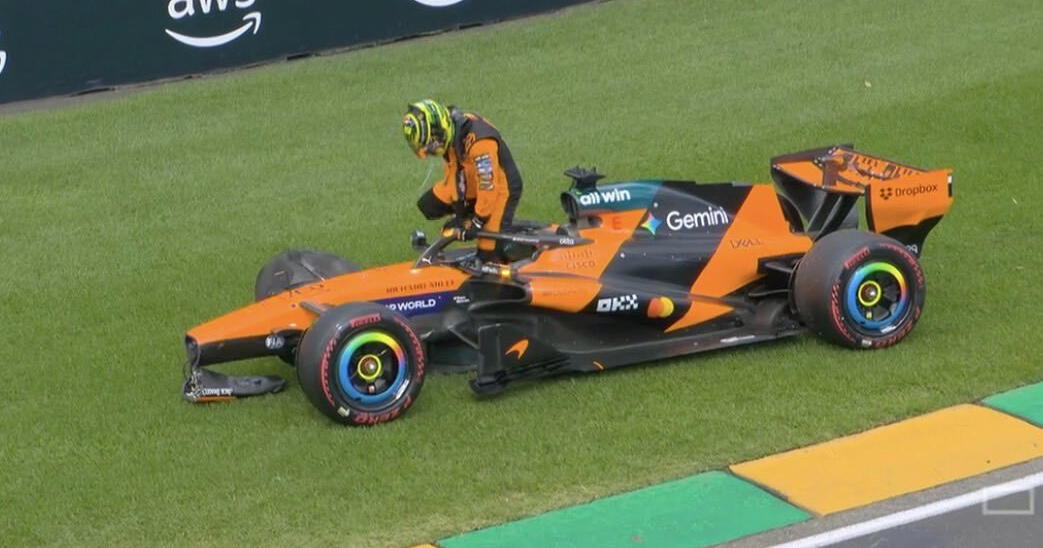 Oscar Piastri Tabrak Pembatas Sebelum GP Australia