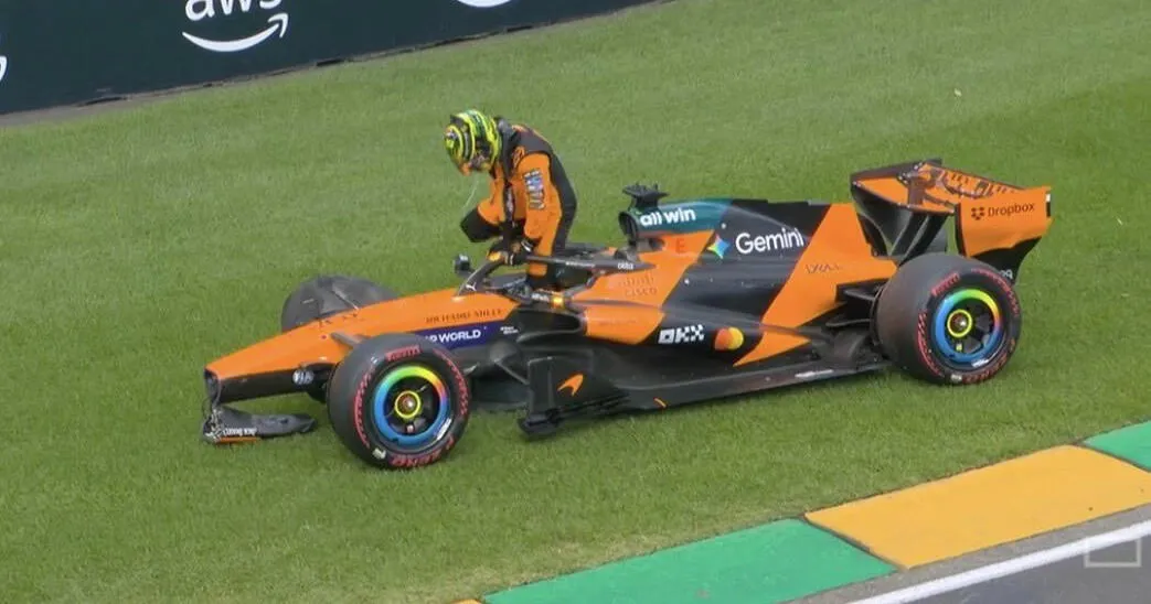 Oscar Piastri Tabrak Pembatas Sebelum GP Australia - sumber: (racingnews365)