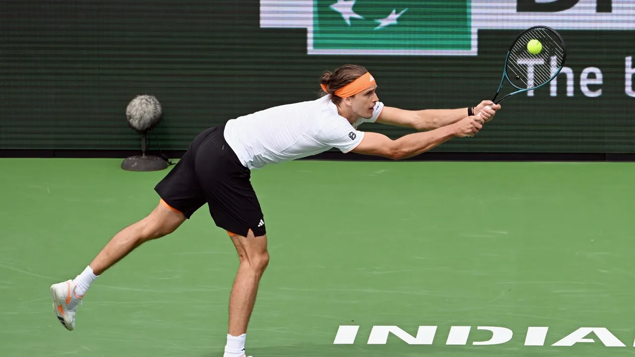 Alexander Zverev Bungkam Brandon Nakashima Di Indian Wells