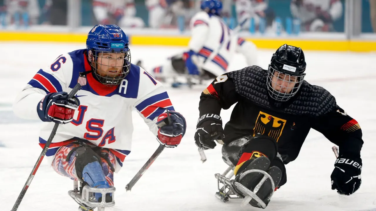 AS Catat Kemenangan Kedua di Para Hoki Es Paralimpiade Musim Dingin 2026