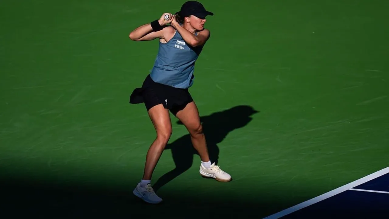 Iga Swiatek Tahan Momentum Maria Sakkari Di Indian Wells