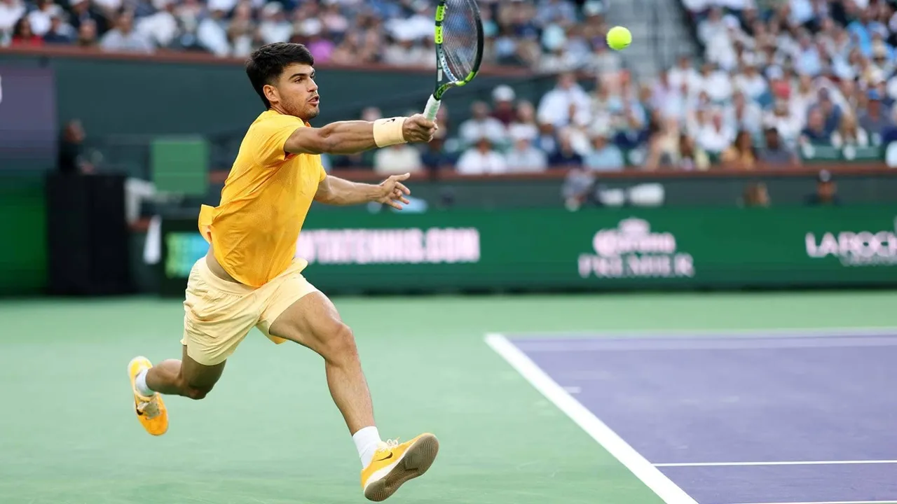 Keluar Dari Lubang Jarum, Carlos Alcaraz Terus Melangkah Di Indian Wells