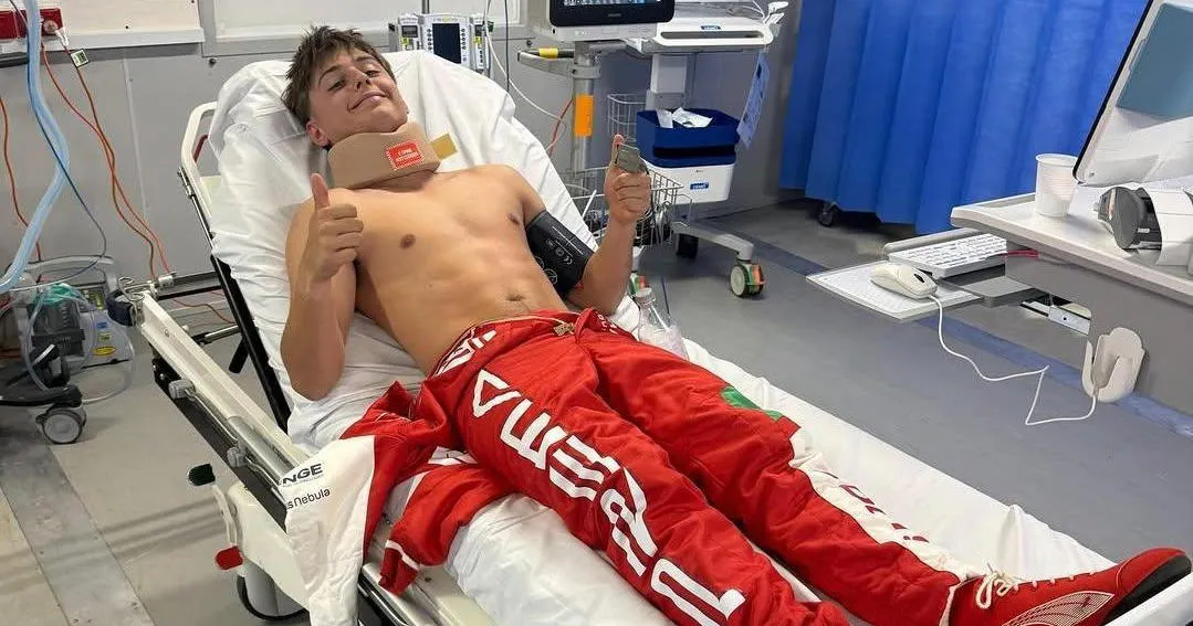 Pembalap F3 Louis Sharp Beri Kabar Usai Insiden Serius - sumber: (racingnews365)