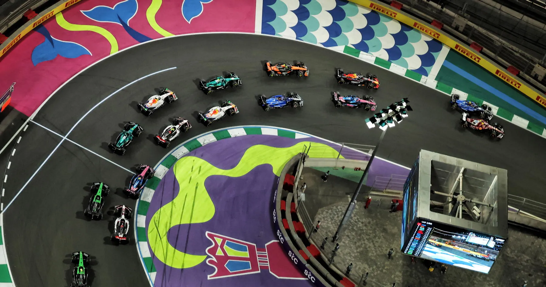 Arab Saudi Usahakan GP F1 Tetap Berlangsung, Ferrari Tentukan Sikap - sumber: (racingnews365)