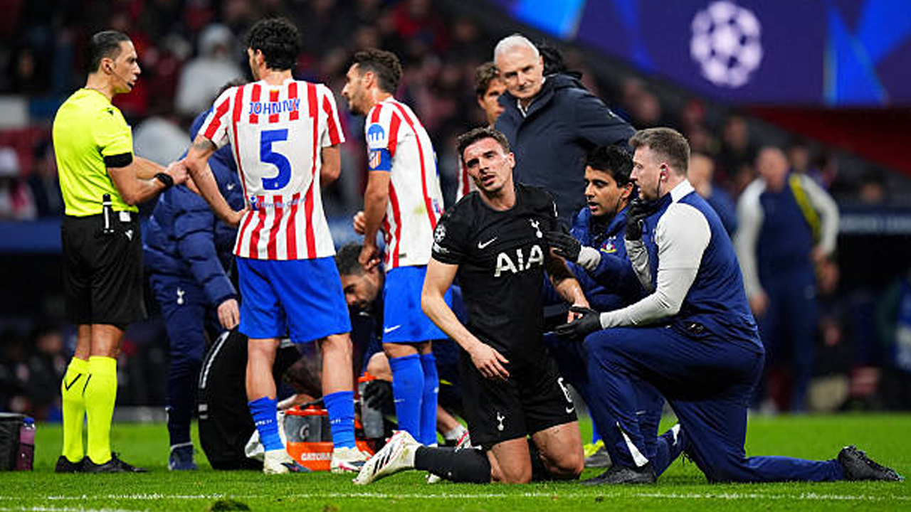 Dibantai Atletico Madrid 5-2, Tiga Pemain Tottenham Alami Cedera