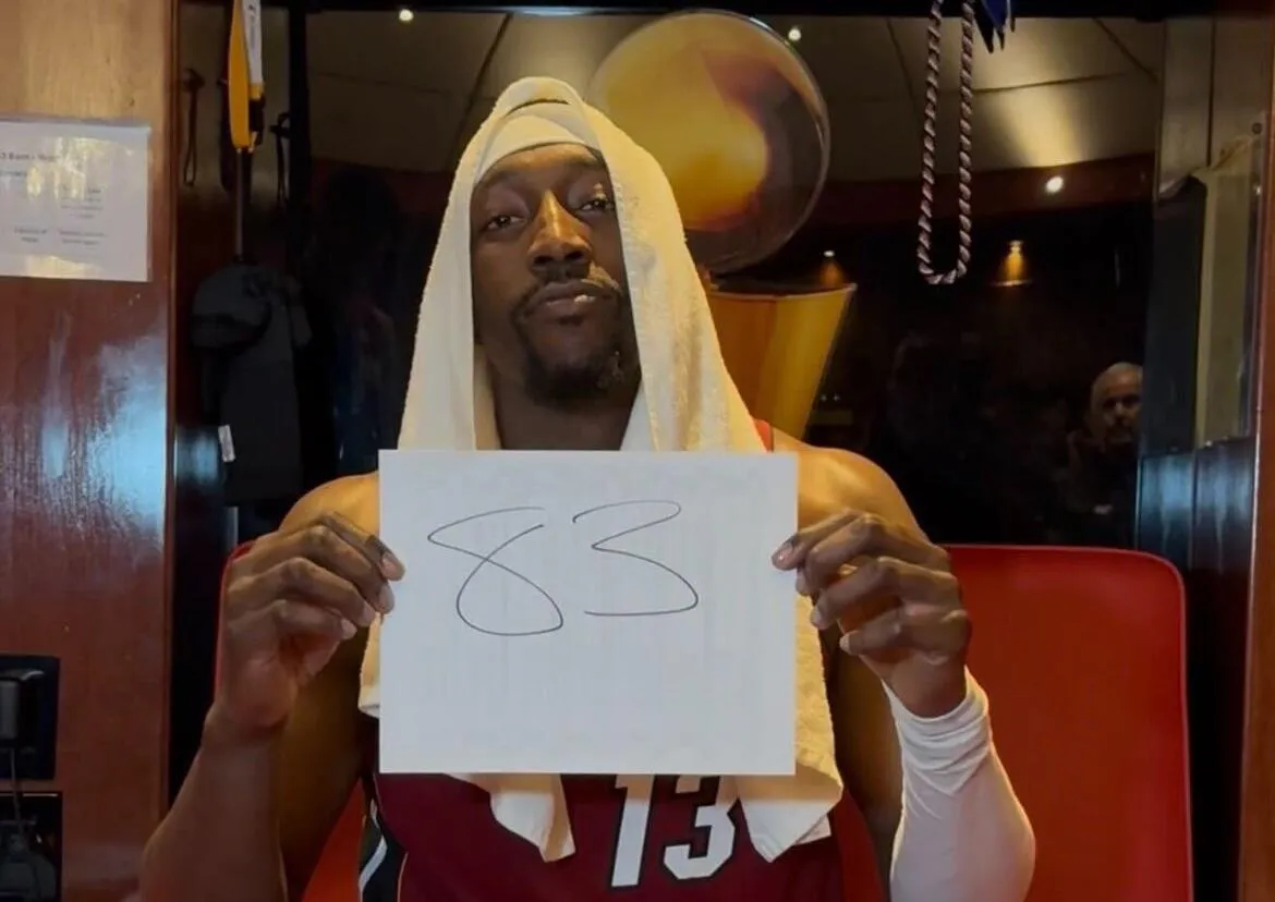 Reaksi Bintang NBA Saat Adebayo Cetak Rekor 83 Poin - sumber: (mainbasket)