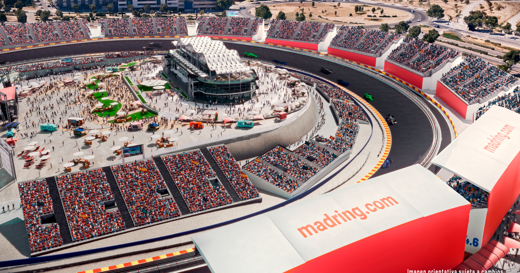 Gambar Perdana Sirkuit Baru F1 di Madrid Terungkap