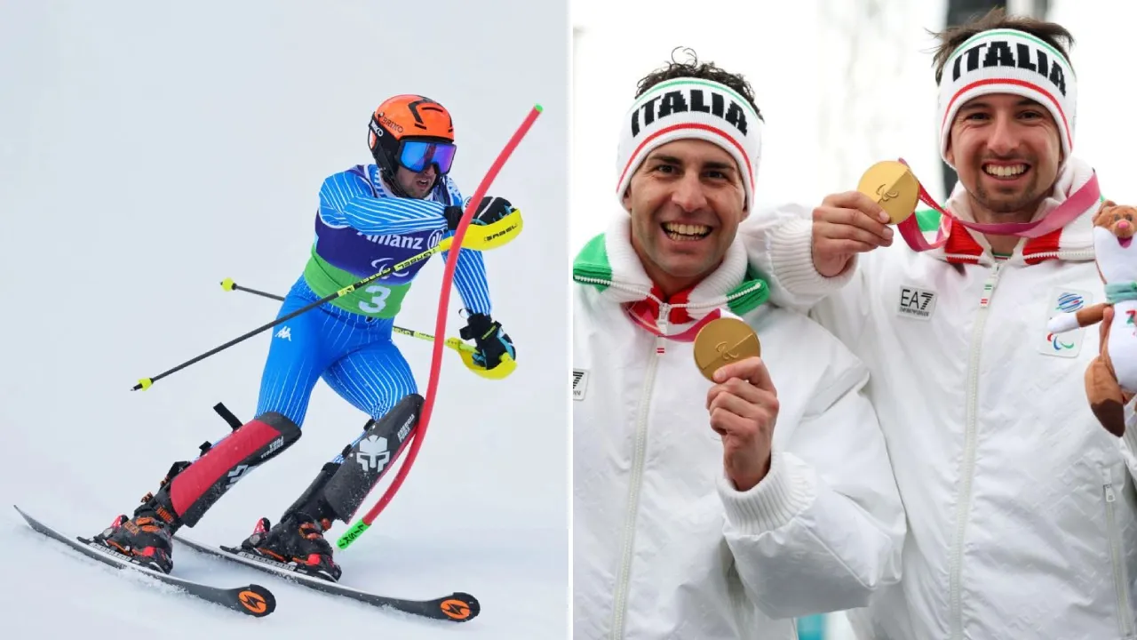 Giacomo Bertagnolli Raih Emas Ski Alpine Paralimpiade Milan-Cortina