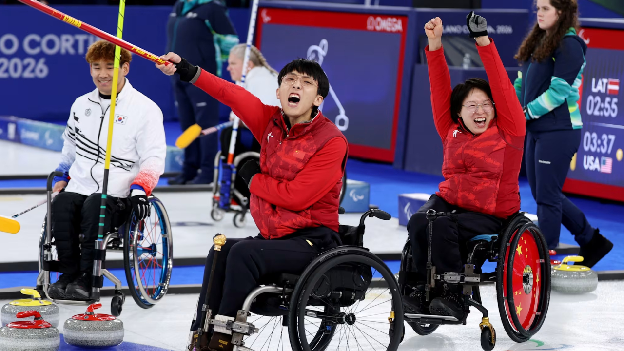 China Menangi Emas Curling Ganda Campuran Paralimpiade Musim Dingin 2026