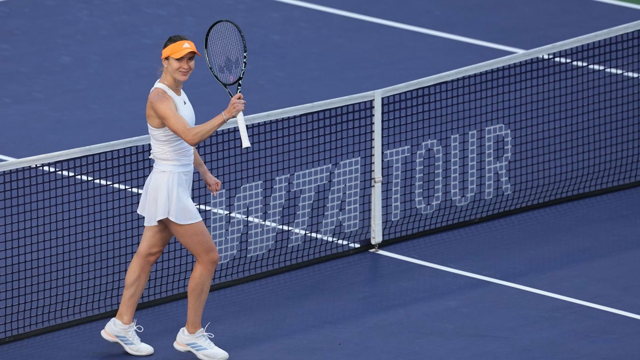 Elina Svitolina Berikan Peringatan Dengan Jegal Iga Swiatek Di Indian Wells