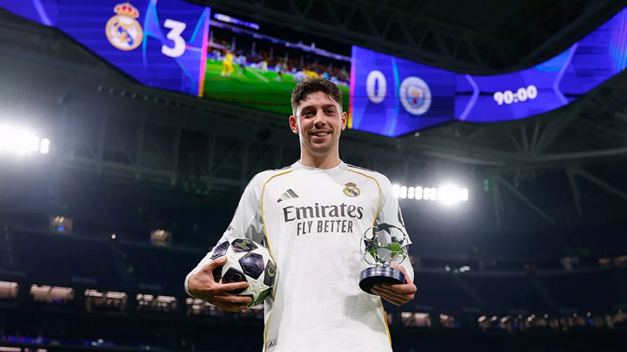 Fede Valverde Dinobatkan sebagai Pemain Terbaik Liga Champions Pekan Ini
