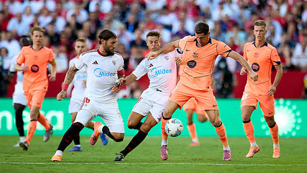 Catatan Statistik Jelang Laga Barcelona vs Sevilla di La Liga Spanyol