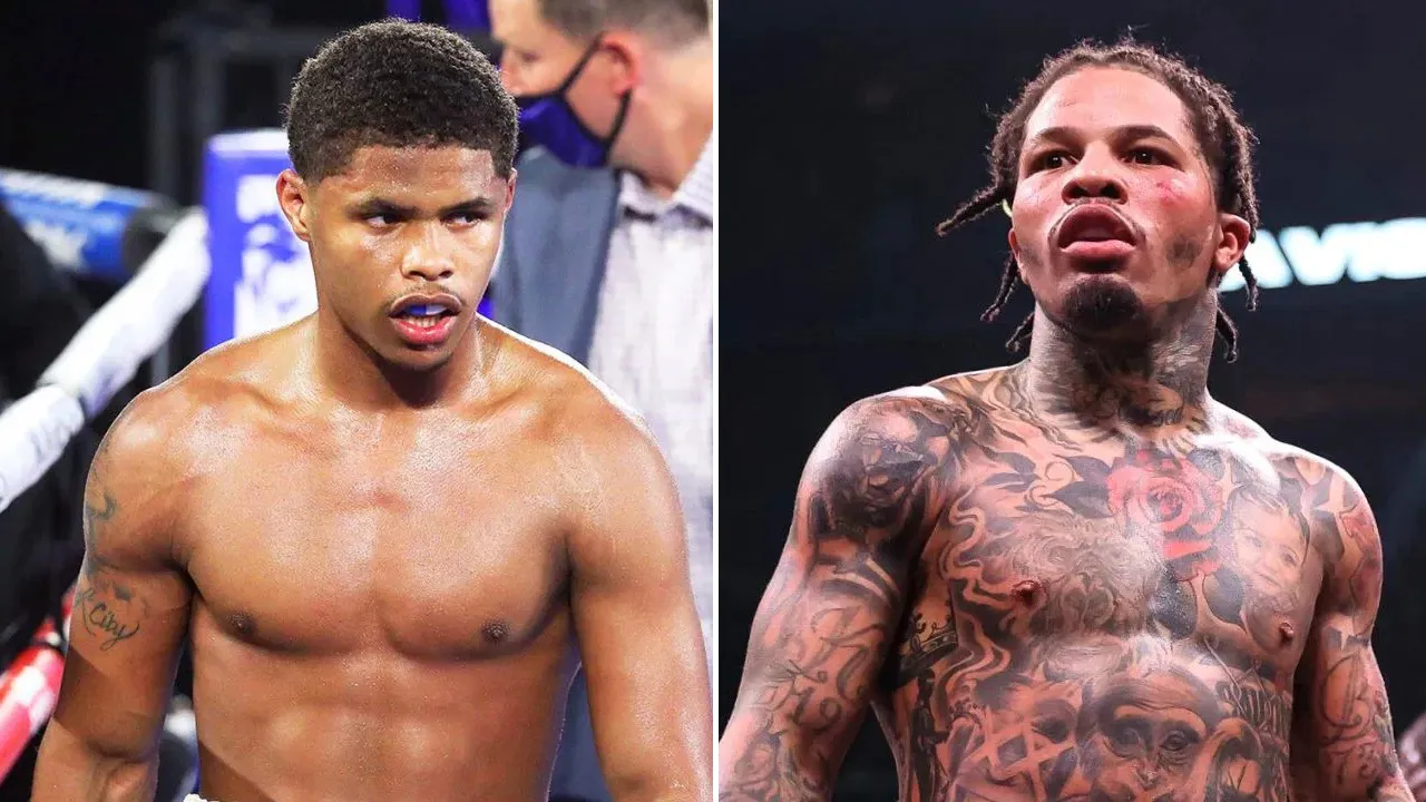 Shakur Stevenson (kiri) dan Gervonta Davis. (Foto: Fight TV)
