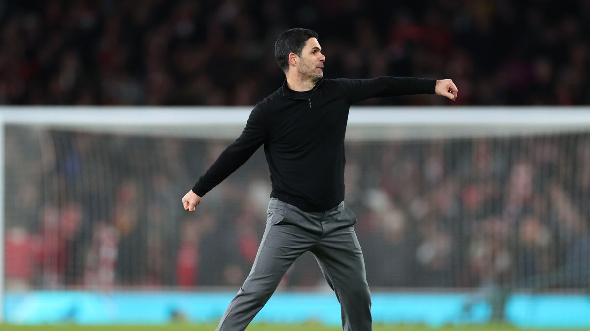 Arteta Rayakan Kemenangan Arsenal vs Everton di Hadapan Fans