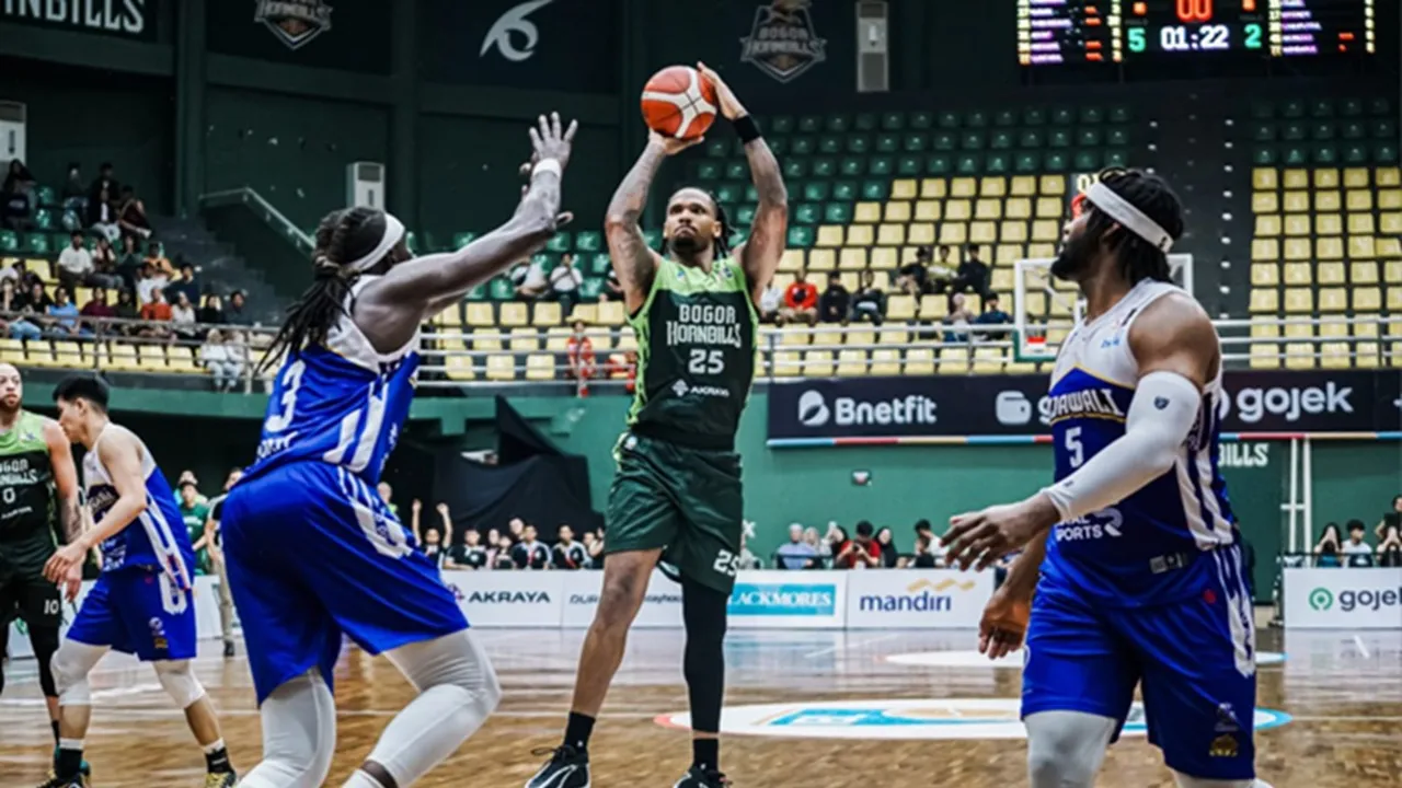 Bogor Hornbills Hancurkan Rajawali Medan Lewat Tembakan Tiga Angka