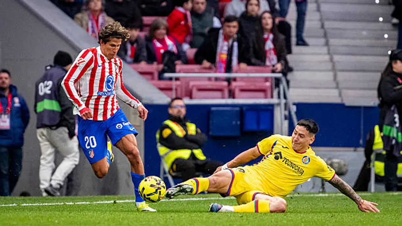 Hasil Pertandingan La Liga Spanyol: Atletico Madrid 1-0 Getafe