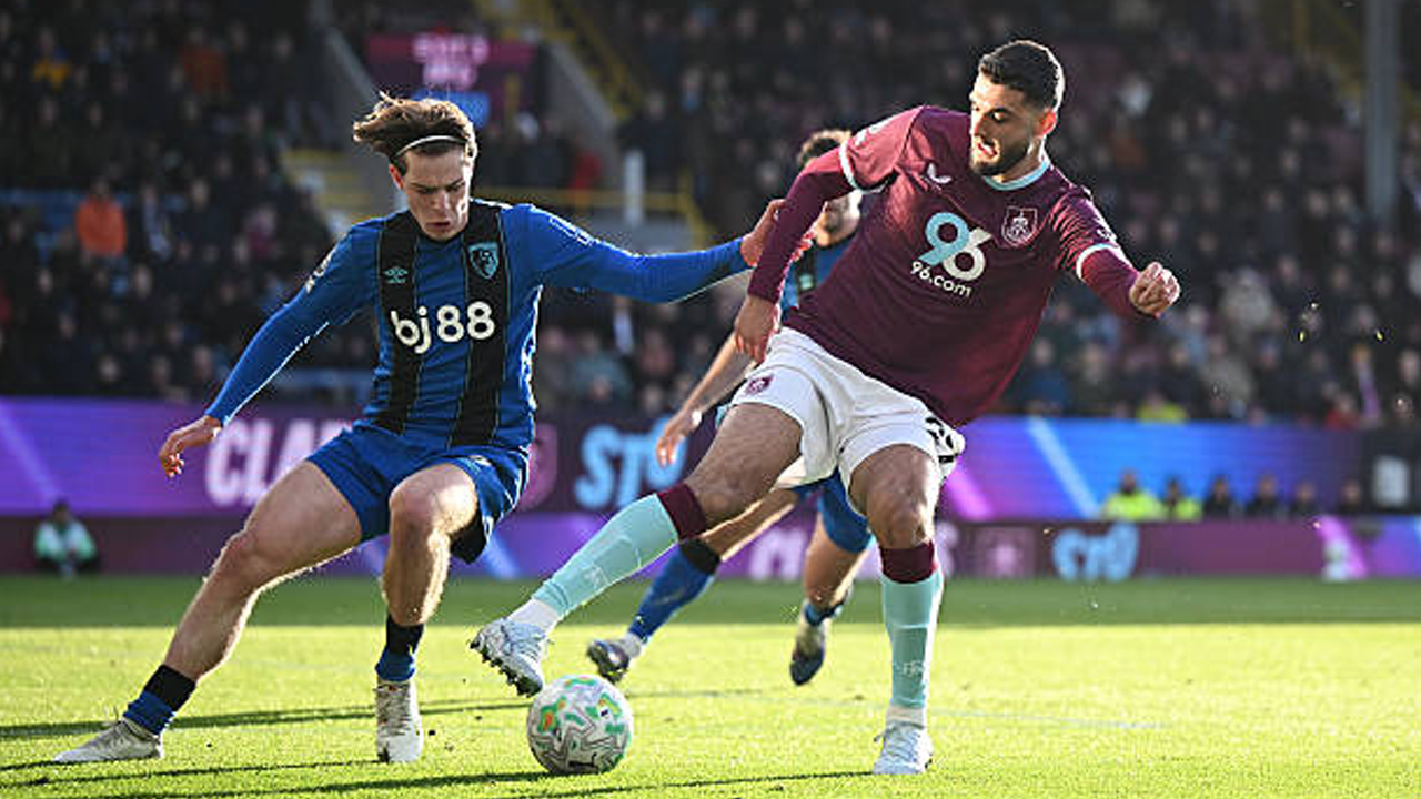 Hasil Pertandingan Premier League: Burnley 0-0 Bournemouth