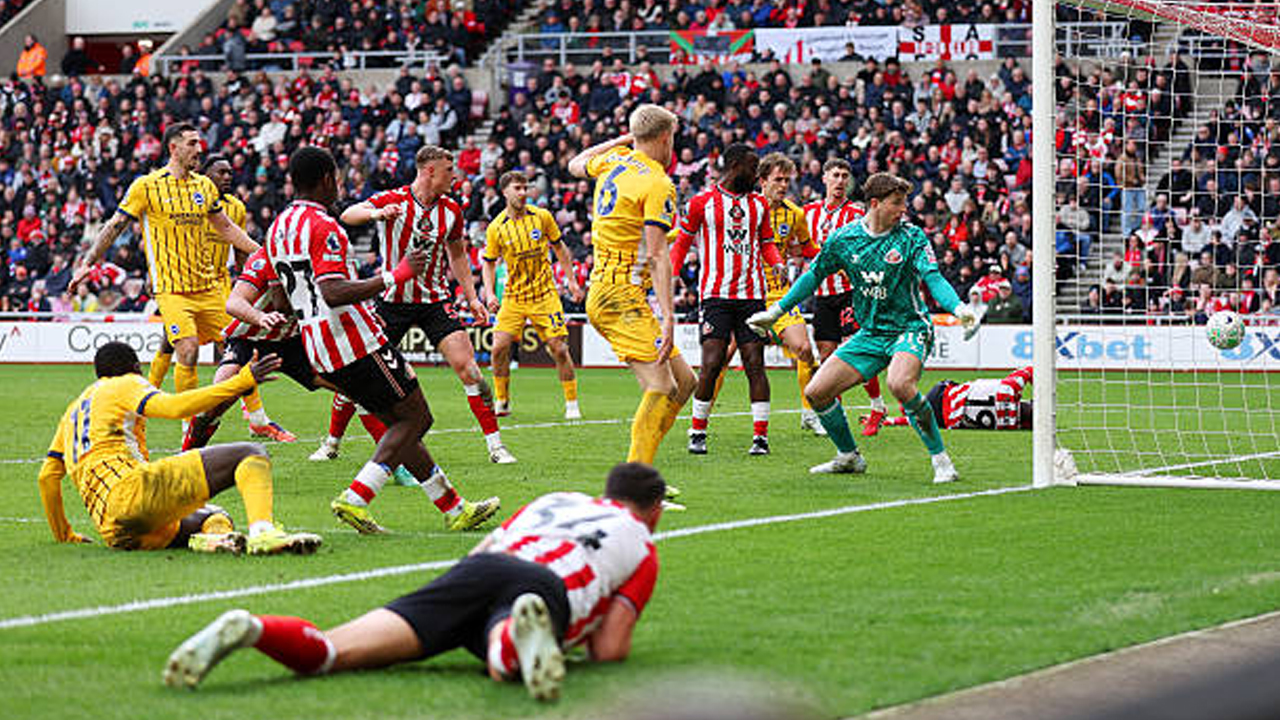 Hasil Pertandingan Premier League: Sunderland 0-1 Brighton