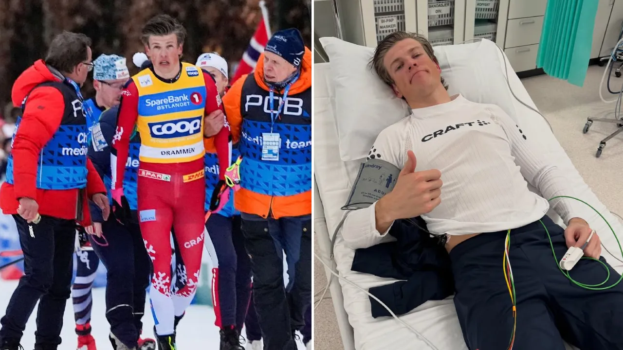 Johannes Hoesflot Klaebo Alami Cedera Gegar Otak Usai Jatuh di Drammen