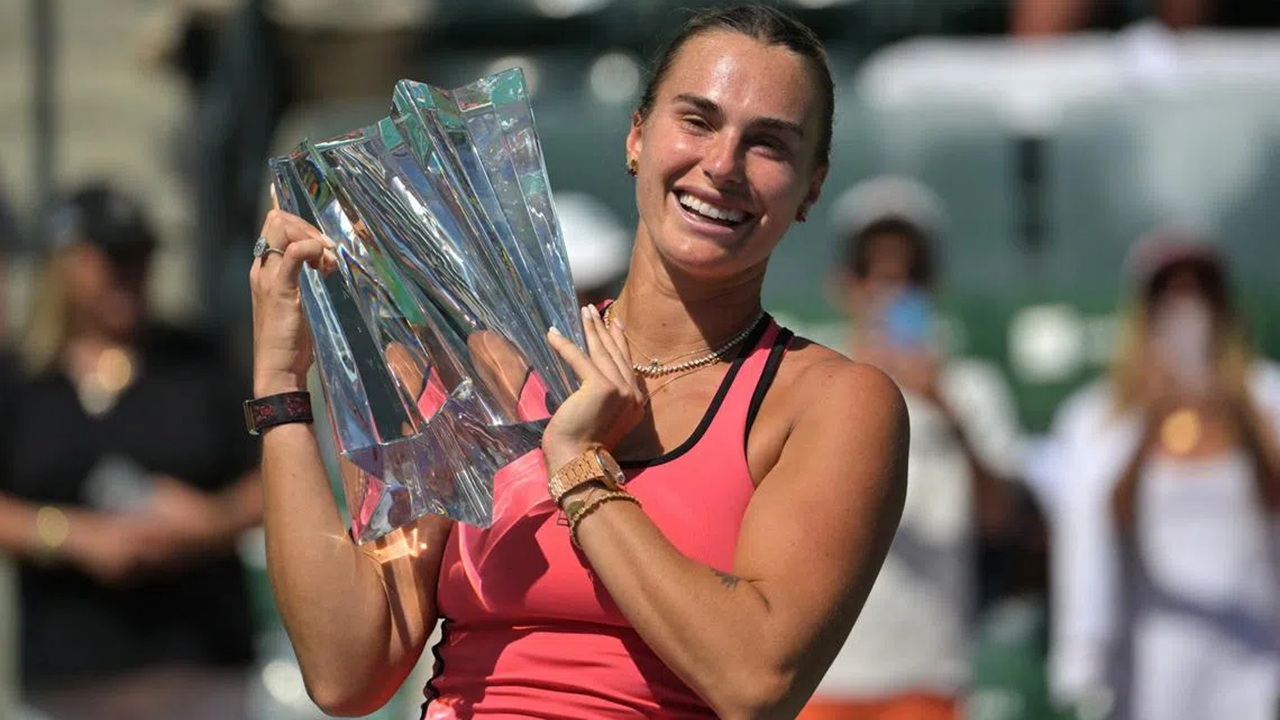 Aksi Heroik Antar Aryna Sabalenka Kampiun Di Indian Wells