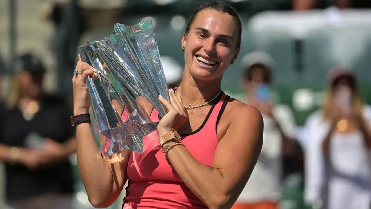Aksi Heroik Antar Aryna Sabalenka Kampiun Di Indian Wells