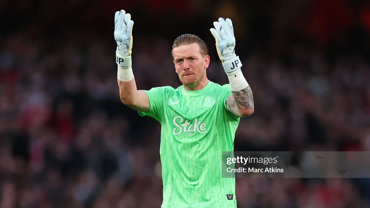 Jordan Pickford minta maaf kepada pemain Everton setelah blunder