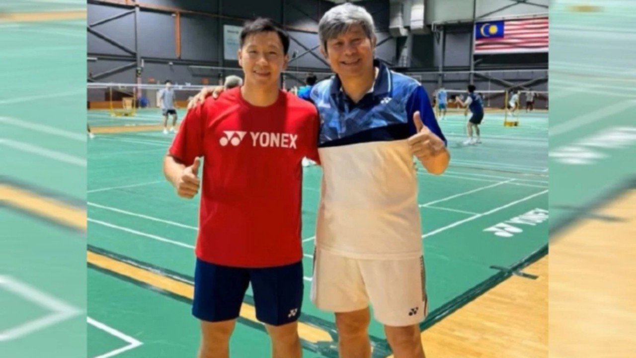 Kala Marcus Fernaldi Gideon Berlatih Bersama di Markas BAM