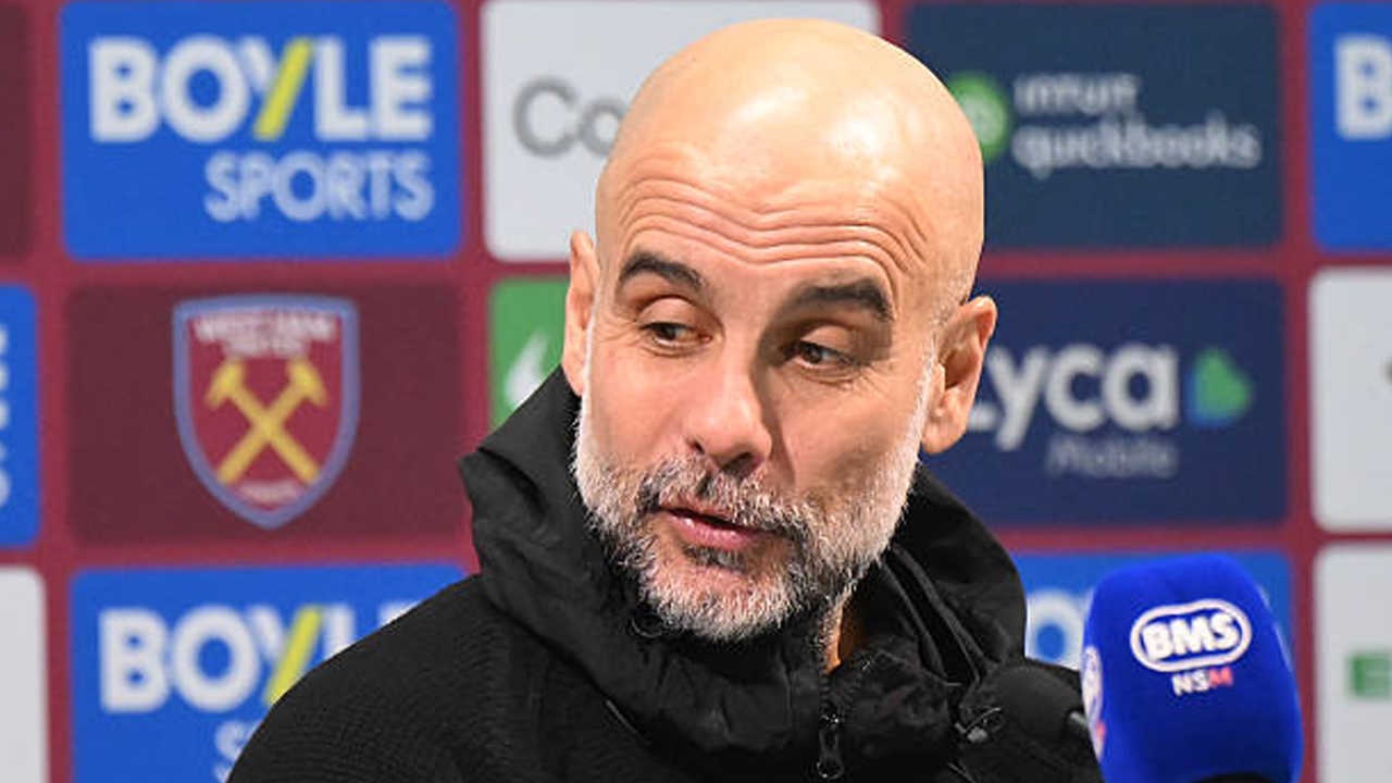 Pep Guardiola Akui Salah Pilih Pemain Saat Manchester City Ditahan West Ham