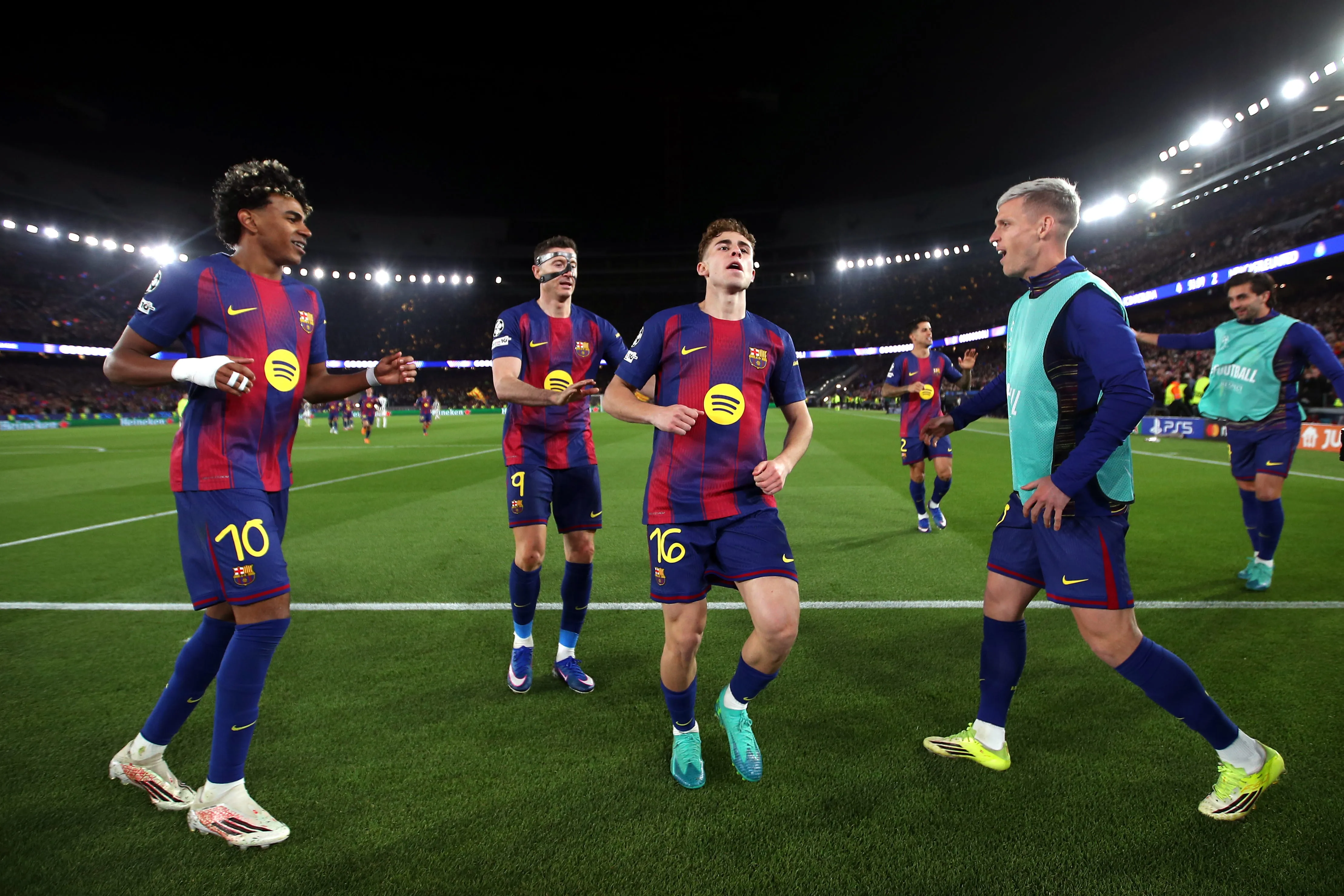 Reaksi Bintang Barcelona usai Kalahkan Newcastle 7-2 - sumber: (footballespana)