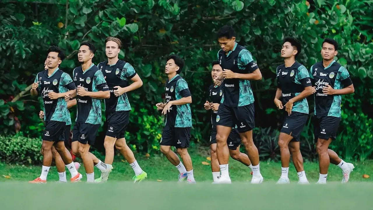 Latihan skuat PSIM Jogja sebelum libur