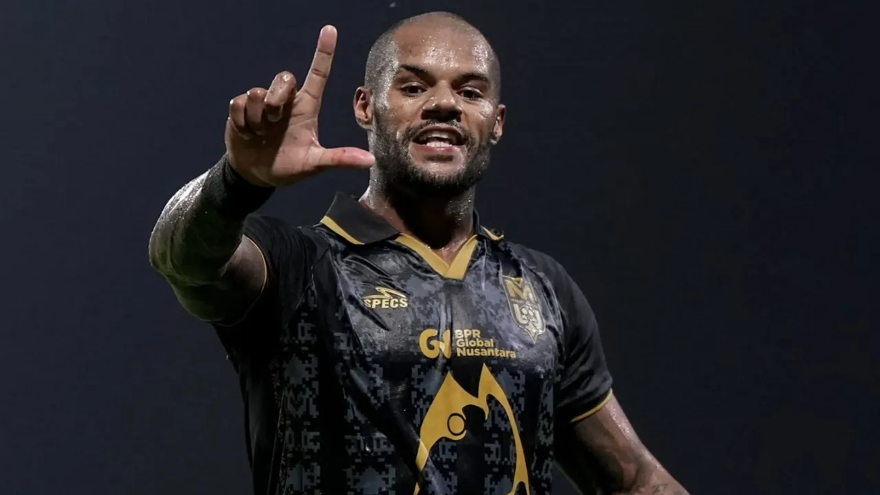 Penyerang Malut United FC, David da Silva jadi pencetak gol terbanyak sementara Super League