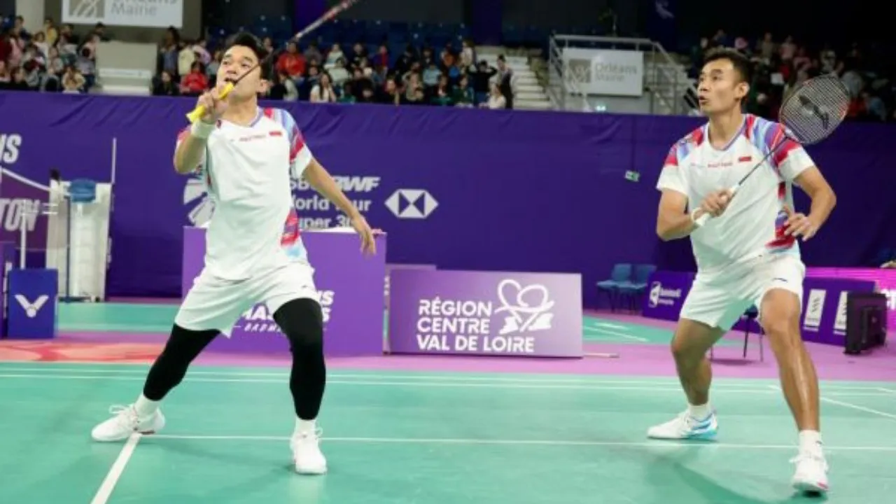 Orleans Masters 2026: Leo/Bagas Cukup Kerepotan Lawan Tuan Rumah