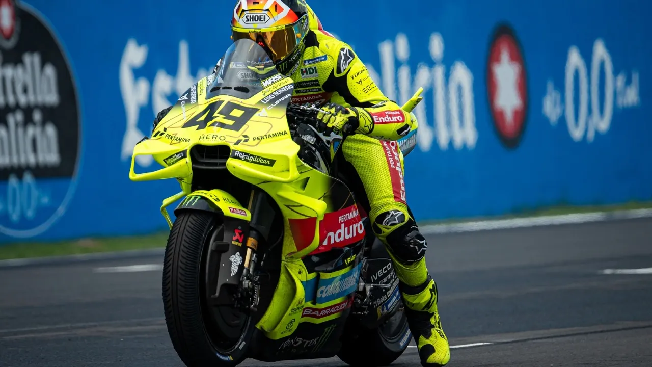 Fabio Di Giannantonio raih pole di kualifikasi GP Brasil.