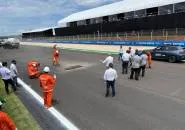 Perbaikan Lintasan Utama GP Brasil Terhambat Lubang Besar