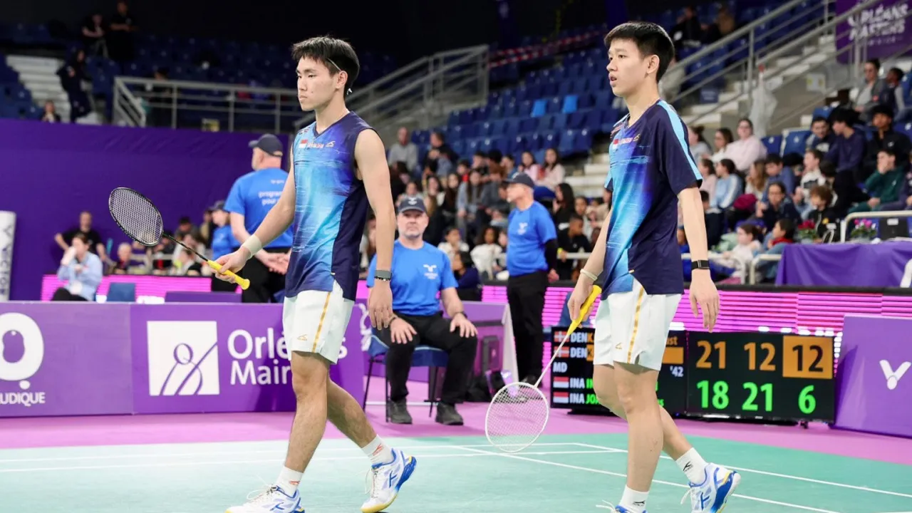 Raymond/Joaquin ungkap penyebab kekalahan di babak perempat final Orleans Masters 2026.